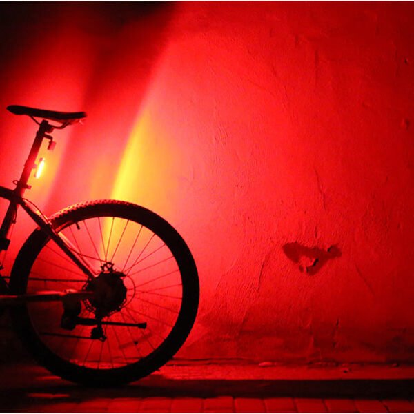 Geometric USB Rechargeable LED Rear Light 120 Lumen