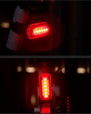 Geometric Rechargeable LED Rear Light 120 Lumen Kinetic