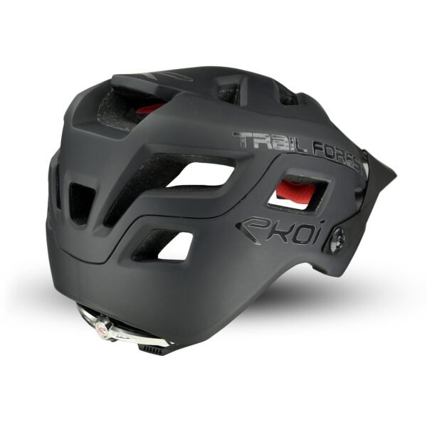 Matte Black EKOI MTB Trail Forest Helmet